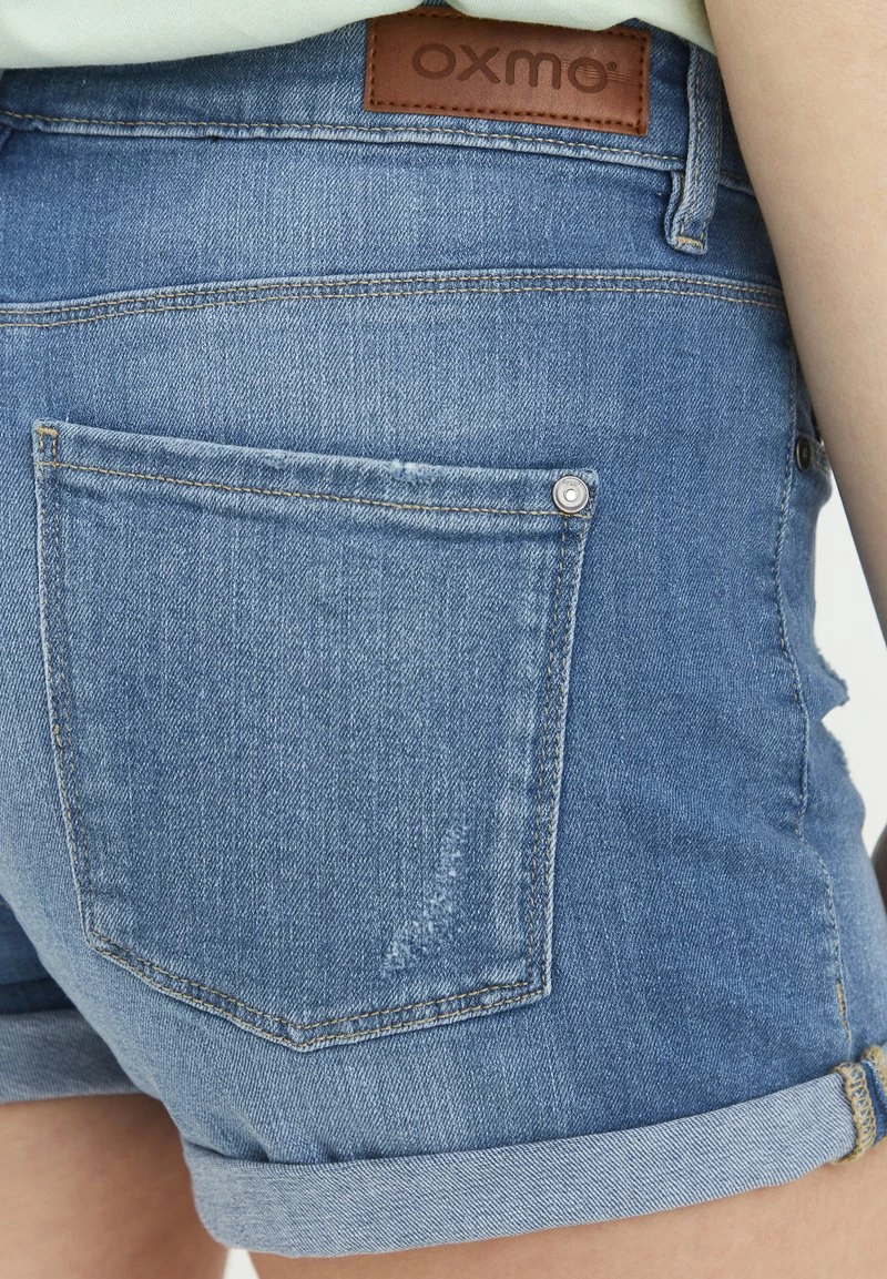 Oxmo OXANDREJA - Shorts Vaqueros - Light Blue , Mujer 5 Oxmo OXANDREJA - Shorts Vaqueros - Light Blue , Mujer - Imagen 5