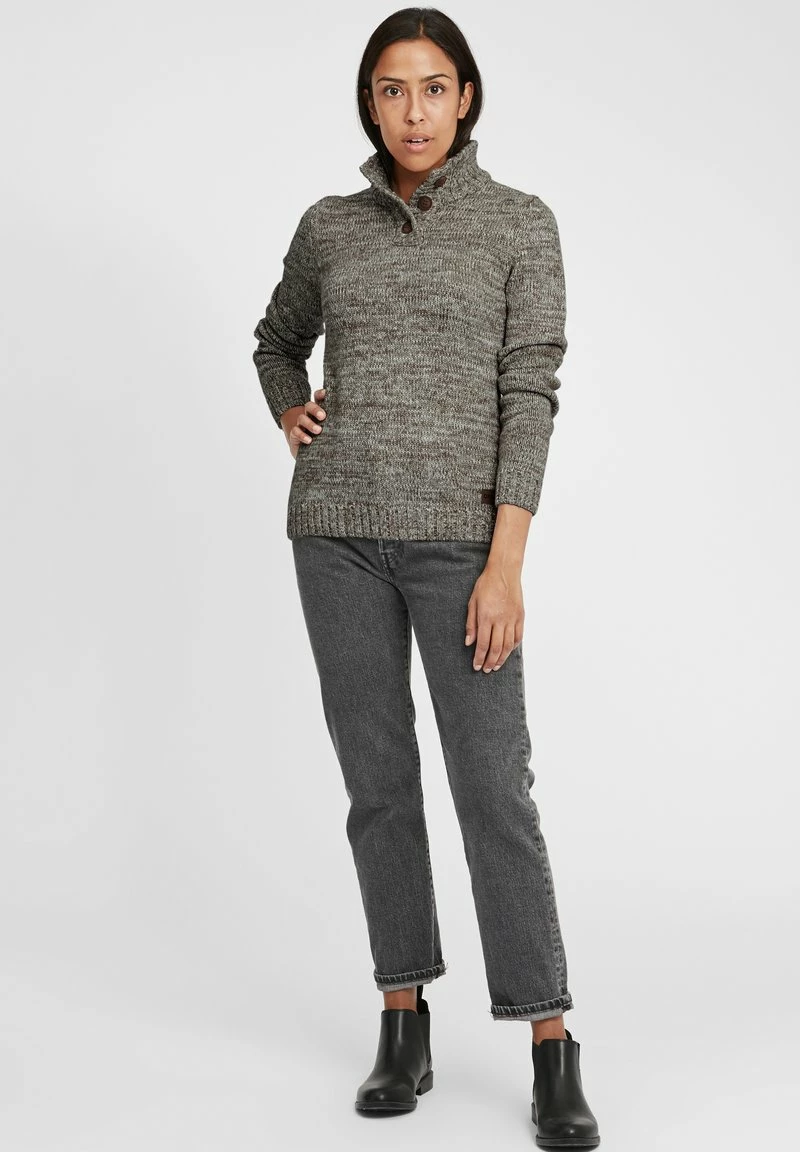 Oxmo OXPHILICITA - Jersey De Punto - Dark Grey, Mujer 2 Oxmo OXPHILICITA - Jersey De Punto - Dark Grey, Mujer - Imagen 2
