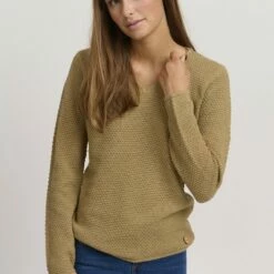 Oxmo OXHANNA - Jersey De Punto - Kelp , Mujer