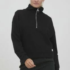 Oxmo OXGRETHE - Jersey De Punto - Black , Mujer