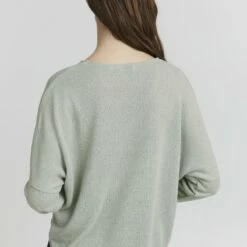 Oxmo KATLA - Jersey De Punto - Aqua Gray, Mujer -Oxmo tienda en línea b1a4ea1a12964c47a91d0f5afec8861b