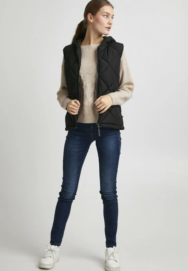 Oxmo OXSTANA - Chaleco - Black , Mujer 2 Oxmo OXSTANA - Chaleco - Black , Mujer - Imagen 2