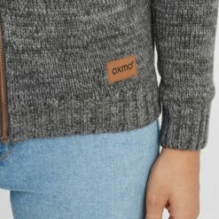 Oxmo OXPHENIX - Chaqueta De Punto - Dark Grey , Mujer -Oxmo tienda en línea b2b206161c26410988afafec46c7bce5