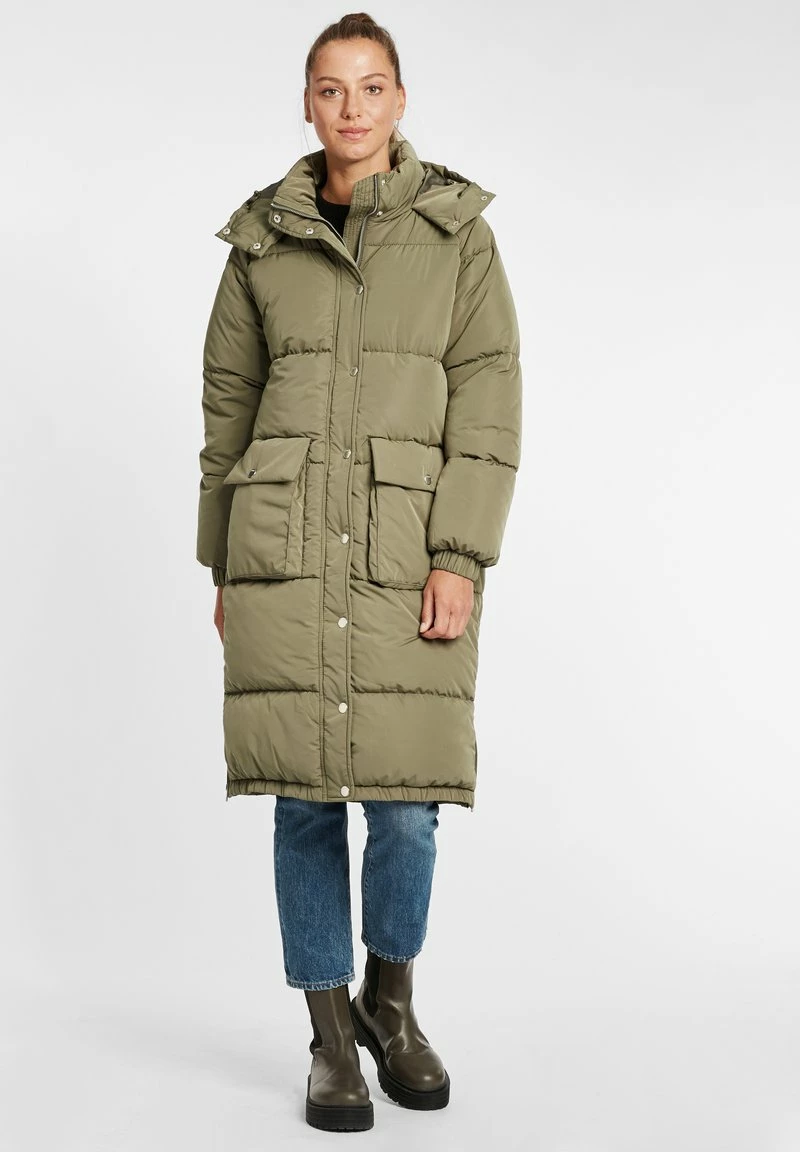 Oxmo OXALBA - Abrigo De Invierno - Dusty Olive , Mujer 1 Oxmo OXALBA - Abrigo De Invierno - Dusty Olive , Mujer