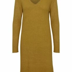 Oxmo OXIDA - Vestido De Punto - Honey Mustard Melange , Mujer -Oxmo tienda en línea b3160a3c07874f539dcd47375b1549d1