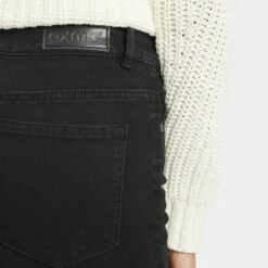 Oxmo OXLENNA - Vaqueros Boyfriend - Black, Mujer -Oxmo tienda en línea b3afee5c620a479f933a94da509415fd