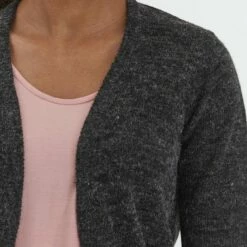 Oxmo OXNENA - Chaqueta De Punto - Charcoal Mix , Mujer -Oxmo tienda en línea b3d59f42cdda4aa5affd20b229803eed
