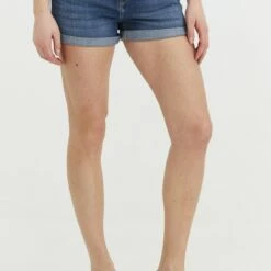 Oxmo OXANDREJA - Shorts Vaqueros - Antique Blue , Mujer