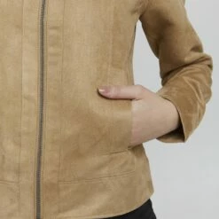 Oxmo PEGGY - Chaqueta De Cuero Sintético - Tannin, Mujer -Oxmo tienda en línea b492f0feffff4a3a9bd0d9e0de505230