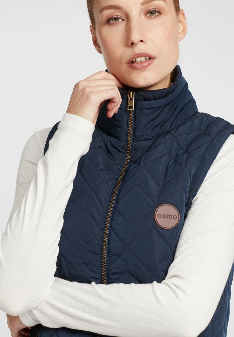 Oxmo OXALITA - Chaleco - Dress Blues , Mujer 4 Oxmo OXALITA - Chaleco - Dress Blues , Mujer - Imagen 4