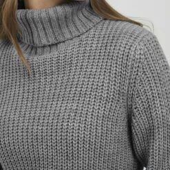 Oxmo OXNANNA - Jersey De Punto - Medium Grey Melange, Mujer -Oxmo tienda en línea b6a29d8493e94f85b768e2b23356c484