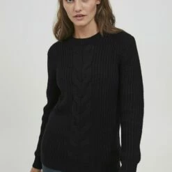 Oxmo OXNATASJA - Jersey De Punto - Black , Mujer