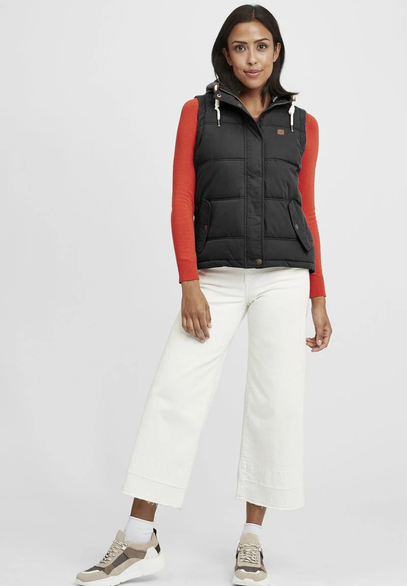 Oxmo OXLEWONDA - Chaleco - Black, Mujer 2 Oxmo OXLEWONDA - Chaleco - Black, Mujer - Imagen 2