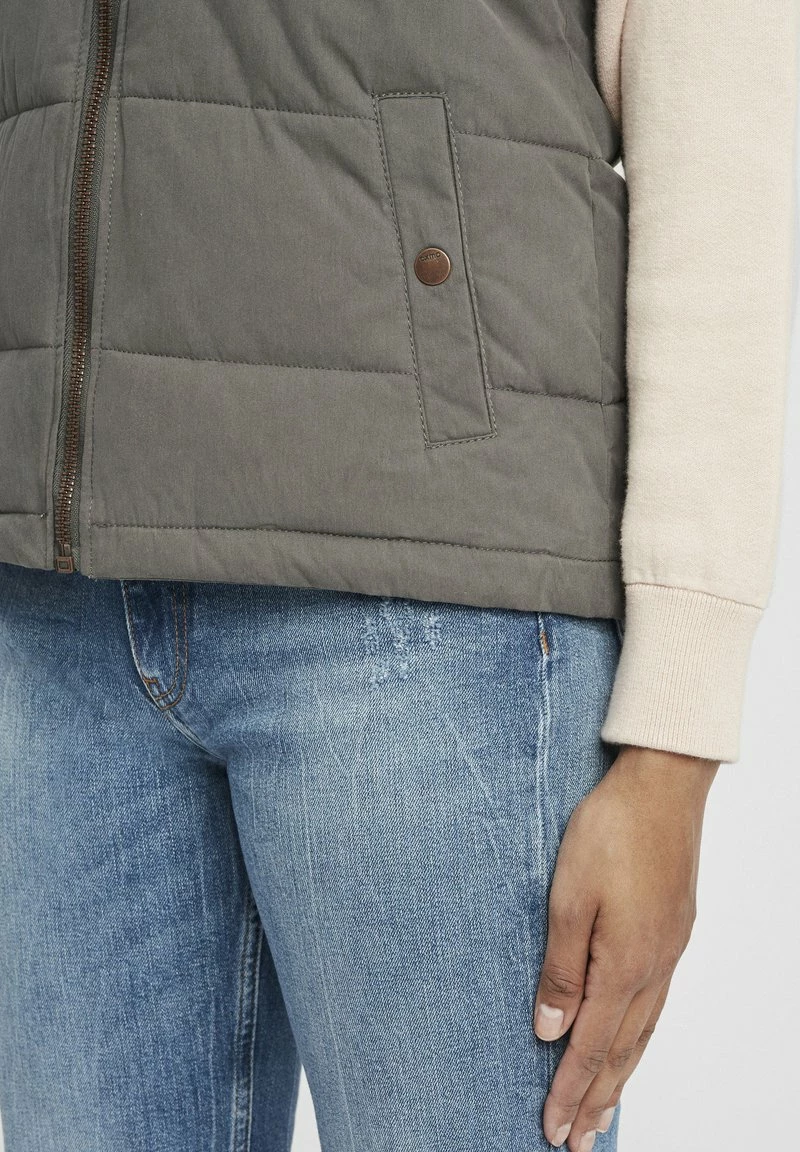 Oxmo OXLEW - Chaleco - Dark Grey , Mujer 5 Oxmo OXLEW - Chaleco - Dark Grey , Mujer - Imagen 5