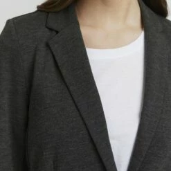Oxmo AENNE - Blazer - Medium Grey Melange , Mujer -Oxmo tienda en línea b8bdad925d314132a3968701423ece82