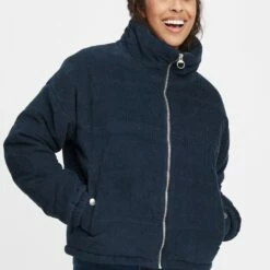 Oxmo OXVIDETTA - Chaqueta De Invierno - Dress Blues, Mujer