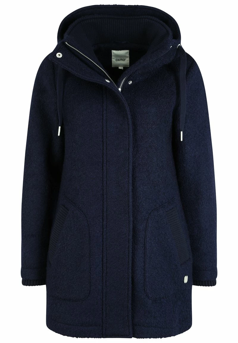 Oxmo OXRIEKE - Abrigo Corto - Insignia Blue Melange, Mujer 6 Oxmo OXRIEKE - Abrigo Corto - Insignia Blue Melange, Mujer - Imagen 6