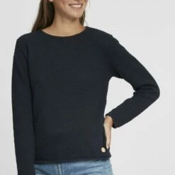 Oxmo OXHELEN - Jersey De Punto - Total Eclipse , Mujer