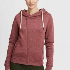 Oxmo OXVICKY - Sudadera Con Cremallera - Wine R Mel , Mujer
