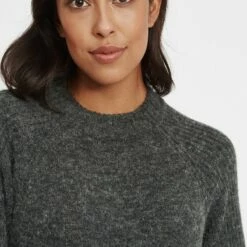 Oxmo OXGIANNA - Jersey De Punto - Dark Grey Melange , Mujer -Oxmo tienda en línea ba71440c061b4110b6d5e8fec649fd4f