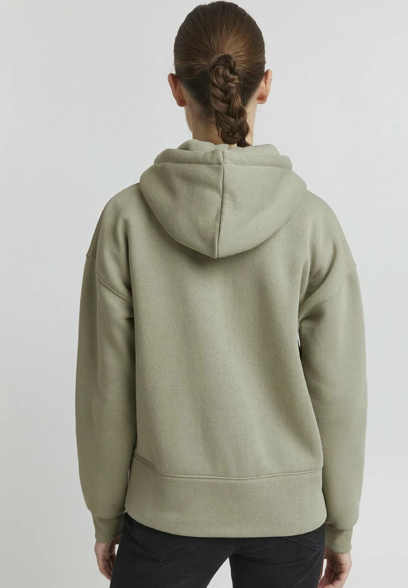 Oxmo HOLUNDER - Sudadera Con Cremallera - Seagrass , Mujer 3 Oxmo HOLUNDER - Sudadera Con Cremallera - Seagrass , Mujer - Imagen 3