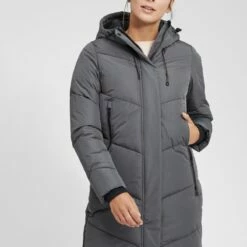 Oxmo OXJUNA - Abrigo De Invierno - Iron Gate , Mujer