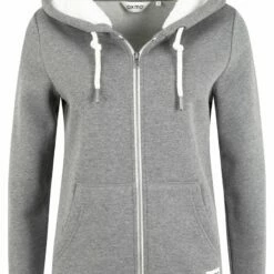 Oxmo OXBINJA - Sudadera Con Cremallera - Grey Melange, Mujer -Oxmo tienda en línea bbd6ada6d8384e739e99cb5a1d58c765