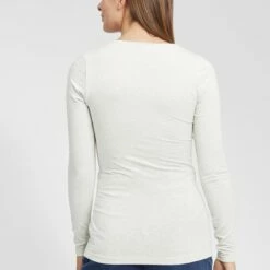 Oxmo OXMARIE - Camiseta De Manga Larga - Oyster Grey Melange , Mujer -Oxmo tienda en línea bc1d339df9504e6096879d4d12e71480
