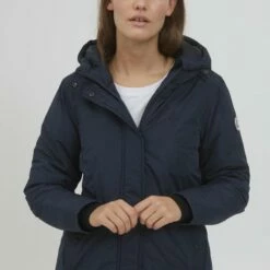 Oxmo OXJYTTE - Chaqueta De Entretiempo - Dark Blue , Mujer