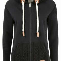 Oxmo OXMATILDA - Sudadera Con Cremallera - Black , Mujer -Oxmo tienda en línea be0476bea7c347eead10072285934f79