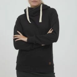 Oxmo OXJULIA - Jersey Con Capucha - Black Teddy , Mujer