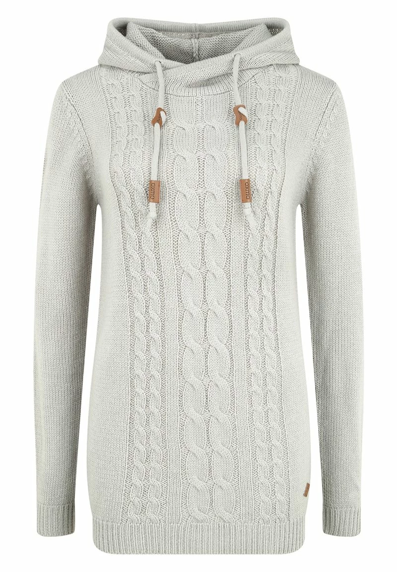 Oxmo OXCABLE - Jersey Con Capucha - Mid Grey , Mujer 6 Oxmo OXCABLE - Jersey Con Capucha - Mid Grey , Mujer - Imagen 6