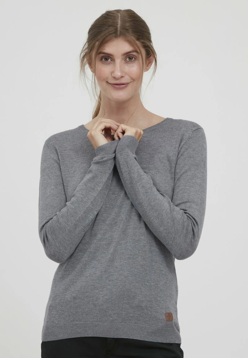 Oxmo OXEDDA - Jersey De Punto - Grey Mel , Mujer 1 Oxmo OXEDDA - Jersey De Punto - Grey Mel , Mujer