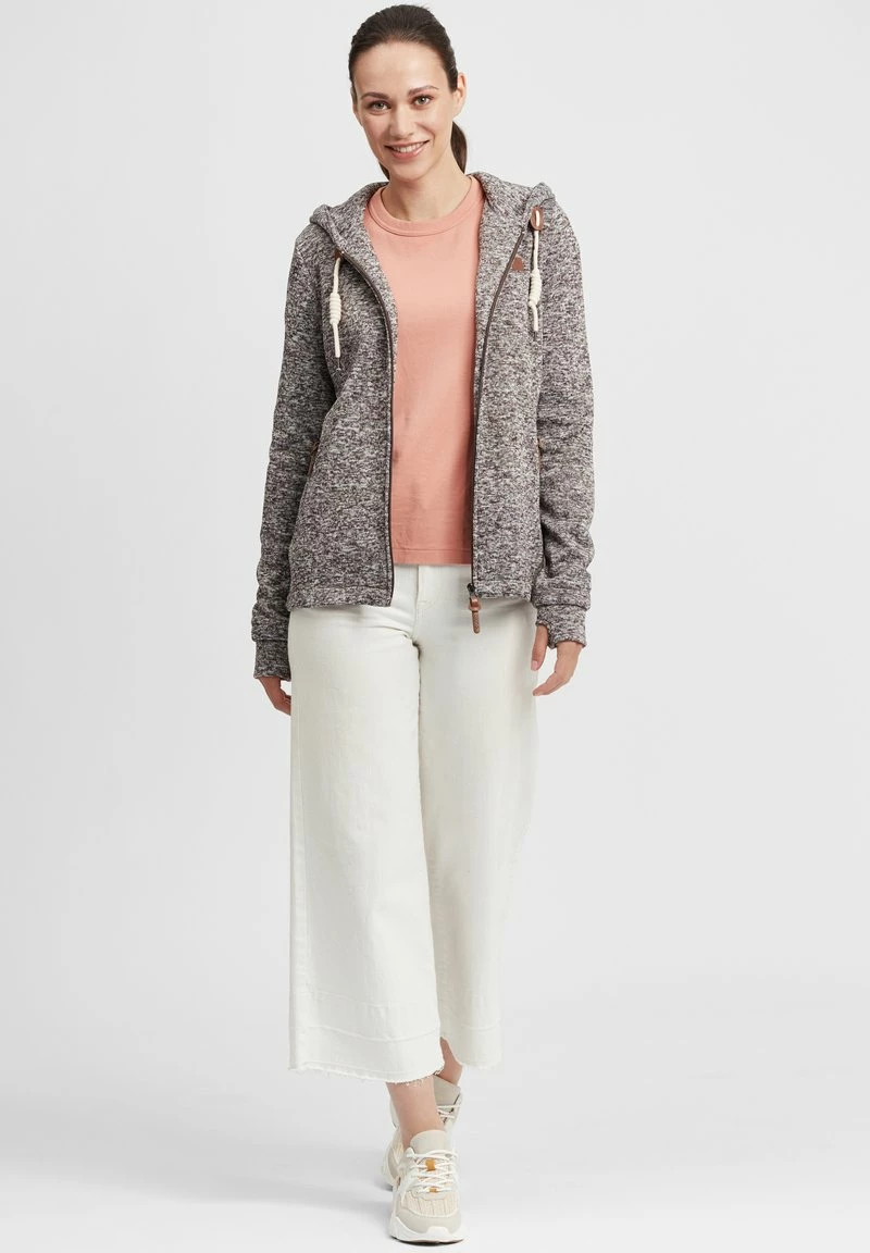 Oxmo OXTHORY - Sudadera Con Cremallera - Coffee Bea , Mujer 2 Oxmo OXTHORY - Sudadera Con Cremallera - Coffee Bea , Mujer - Imagen 2