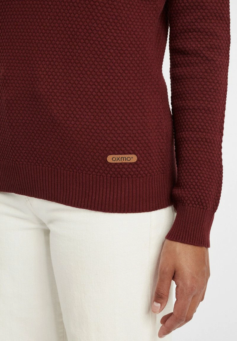 Oxmo OXSARAH - Jersey De Punto - Wine Red, Mujer 5 Oxmo OXSARAH - Jersey De Punto - Wine Red, Mujer - Imagen 5