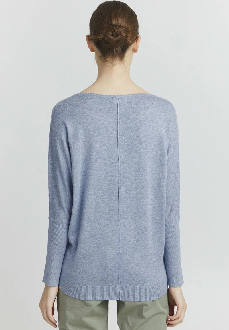 Oxmo OXHERDIS - Jersey De Punto - Kentucky Blue Melange , Mujer 3 Oxmo OXHERDIS - Jersey De Punto - Kentucky Blue Melange , Mujer - Imagen 3