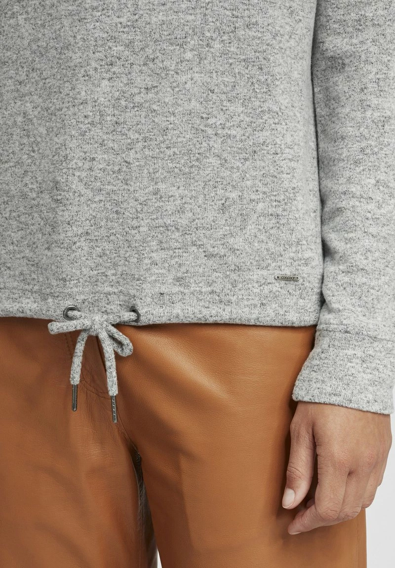 Oxmo OXBELMA - Jersey Con Capucha - Light Grey Melange , Mujer 5 Oxmo OXBELMA - Jersey Con Capucha - Light Grey Melange , Mujer - Imagen 5