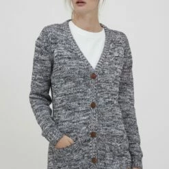 Oxmo OXPHILEMONA - Chaqueta De Punto - Insignia B, Mujer