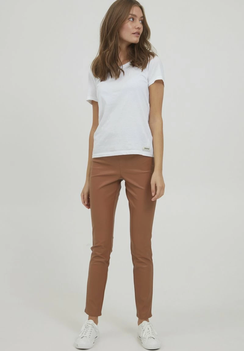 Oxmo PAULINE - Pantalones - Toffee , Mujer 2 Oxmo PAULINE - Pantalones - Toffee , Mujer - Imagen 2