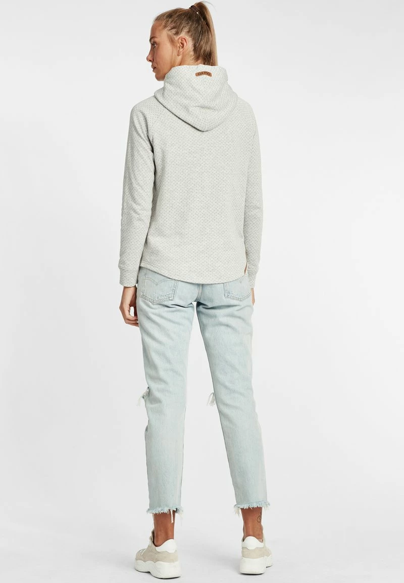 Oxmo OXAMINA - Jersey Con Capucha - Oyster Grey Melange , Mujer 3 Oxmo OXAMINA - Jersey Con Capucha - Oyster Grey Melange , Mujer - Imagen 3