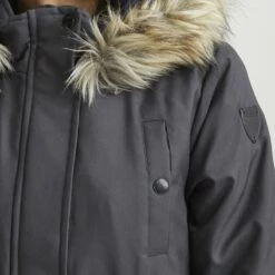 Oxmo OXMARIBEL - Abrigo De Invierno - Grey , Mujer -Oxmo tienda en línea c6dbbe75a9b14bdf89cb3cf862292f1b