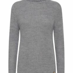 Oxmo OXNANNA - Jersey De Punto - Medium Grey Melange, Mujer -Oxmo tienda en línea c6faa61364754b14931fd3c908e19754
