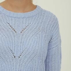 Oxmo OXCHIARA - Jersey De Punto - Sky Blue , Mujer -Oxmo tienda en línea c72fd198593249ec9538fafcc63867c4