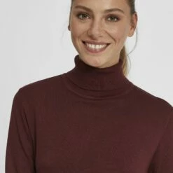 Oxmo OXWINA - Jersey De Punto - Chocolate Truffle, Mujer -Oxmo tienda en línea c9063a3b1bcb40a0852af0f50d68b014