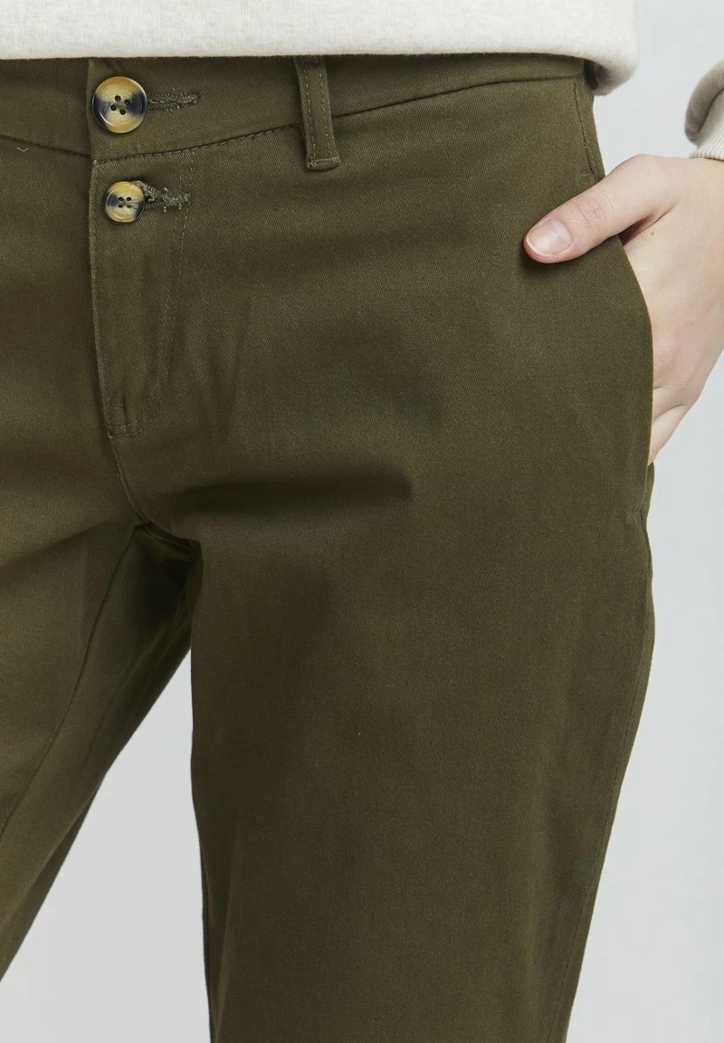 Oxmo PILAR - Pantalones Chinos - Grape Leaf , Mujer 4 Oxmo PILAR - Pantalones Chinos - Grape Leaf , Mujer - Imagen 4