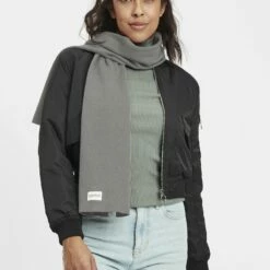 Oxmo OXBIGGI - Bufanda - Grey Mel, Mujer