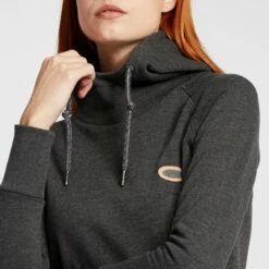 Oxmo OXPUJA - Jersey Con Capucha - Dark Grey Melange, Mujer -Oxmo tienda en línea cb1f6f5e4c084b31bf94a07d47bb572a