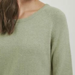 Oxmo OXMAREEN - Vestido De Punto - Vetiver Melange, Mujer -Oxmo tienda en línea cb2c903de906457aa99d3a72617ccf10