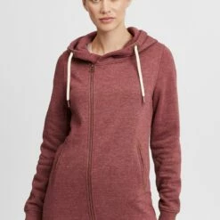 Oxmo OXVICKY - Sudadera Con Cremallera - Wine R Mel , Mujer