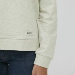 Oxmo OXGRETA - Jersey Con Capucha - Oyster Grey Melange , Mujer -Oxmo tienda en línea ce72b1c1a6df46ccb515f43a0731f281